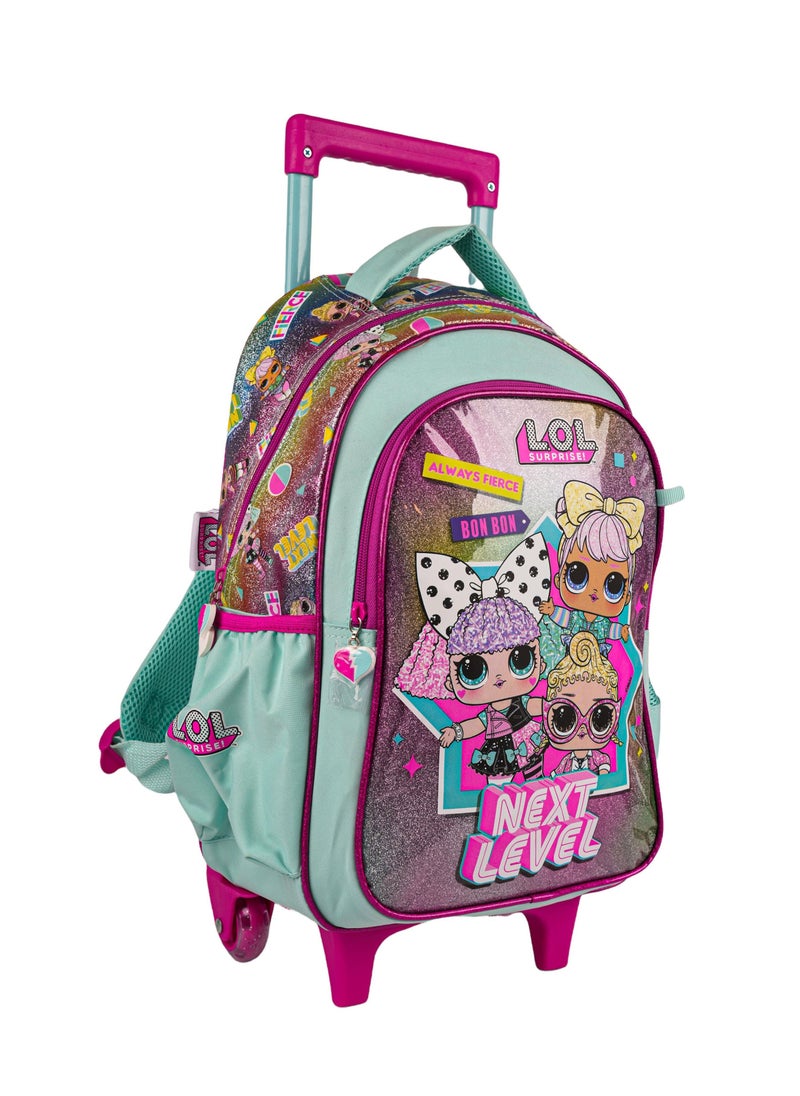 L.O.L. SURPRISE! LOL Trolley Bag with 2 Main Compartments and 2 Side Pockets 16"  - Image 2