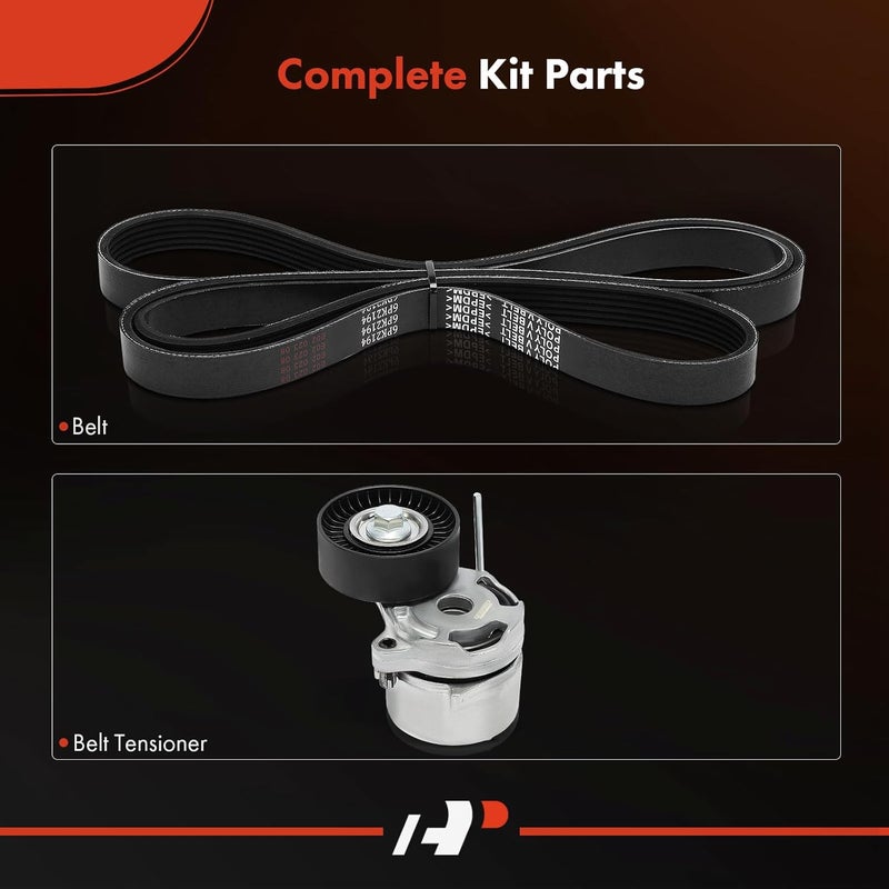 A-Premium Engine Serpentine Belt Drive Kit for Subaru - Image 3