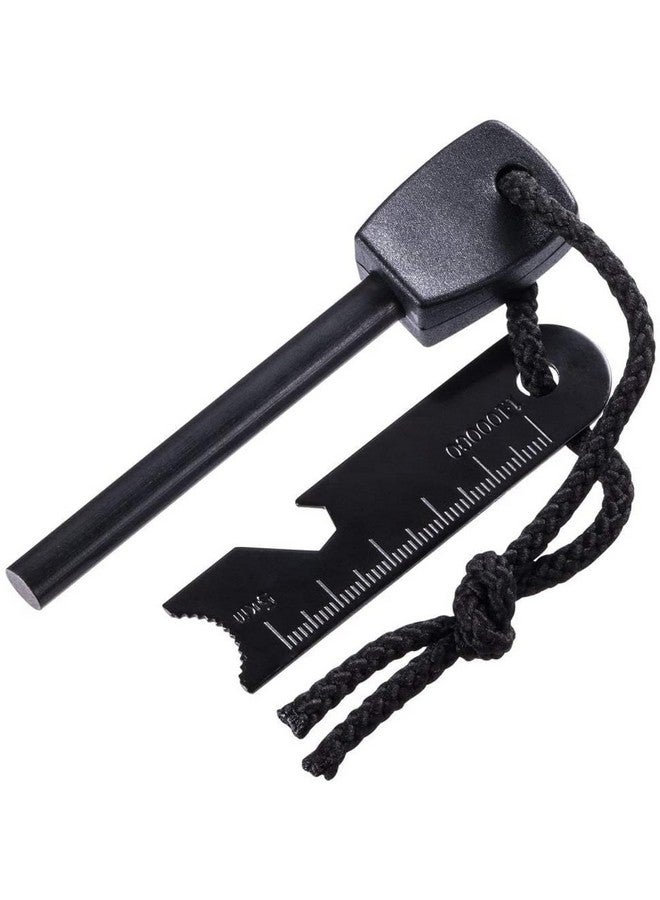 Linist مبدئ نار المغنيسيوم لينست، قضيب حديدي سميك للبقاء في البرية مع ضارب الفلنت وقاعدة مسطرة وضارب مسنن ومجموعة صانع نار سريعة مع حافة مسننة وفتاحة زجاجات - Image 1