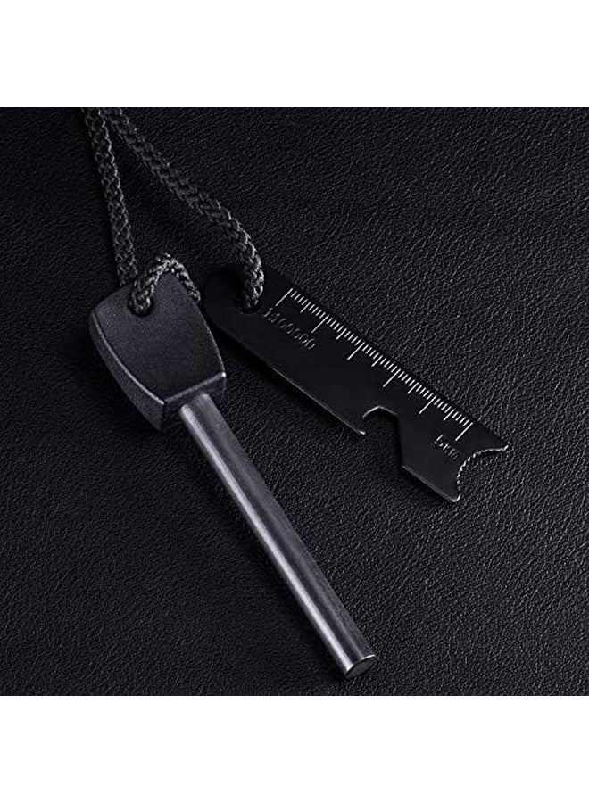 Linist مبدئ نار المغنيسيوم لينست، قضيب حديدي سميك للبقاء في البرية مع ضارب الفلنت وقاعدة مسطرة وضارب مسنن ومجموعة صانع نار سريعة مع حافة مسننة وفتاحة زجاجات - Image 5