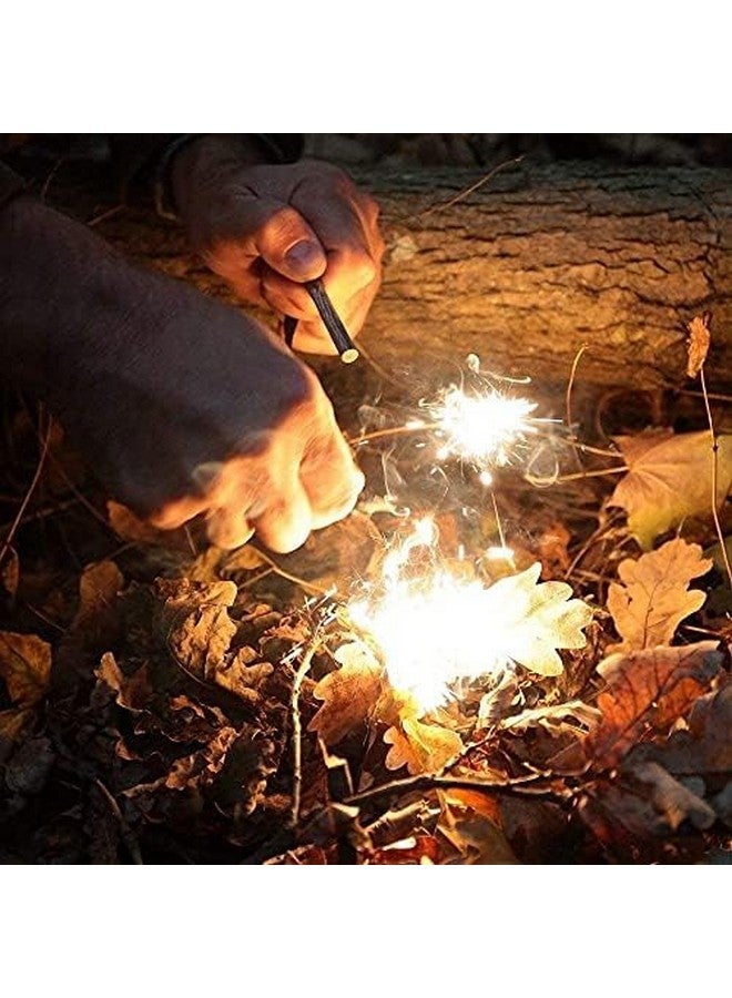 Linist مبدئ نار المغنيسيوم لينست، قضيب حديدي سميك للبقاء في البرية مع ضارب الفلنت وقاعدة مسطرة وضارب مسنن ومجموعة صانع نار سريعة مع حافة مسننة وفتاحة زجاجات - Image 4