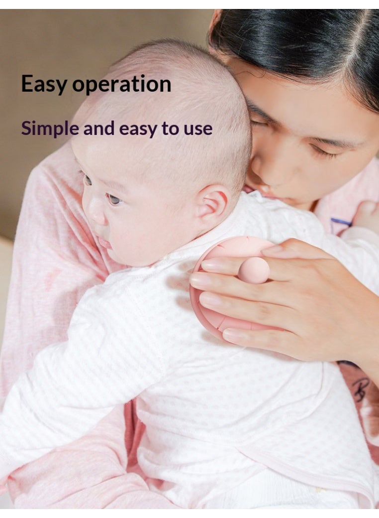 Baby Burping Device, Anti-Spitting Silicone Baby Burping Device, Silicone Mom Palm Cup for Burping Helper Phlegm, Green - Image 5