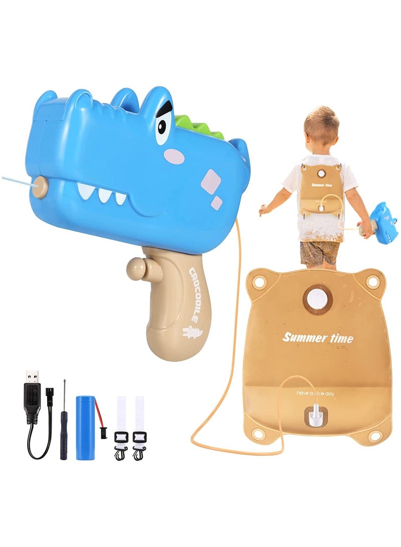 نيبمينينت SYOSI Backpack Crocodile Water Guns, for Kids Ages 4-8, Automatic Squirt Guns Boys Girls, 1300CC High Capacity, Up to 20 FT Range Strongest Blaster - Image 1