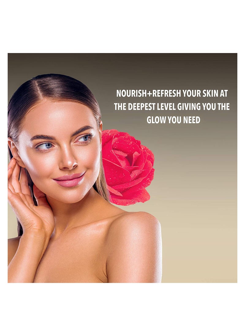 Argana Organic Beauty  Rose Multi-Use Oil 50 ml for Face Body and Hair Organic & Pure Oil Moisturizer for Dry Skin Scalp and Nails Rose Petals Cold pressed Natural  - Image 4