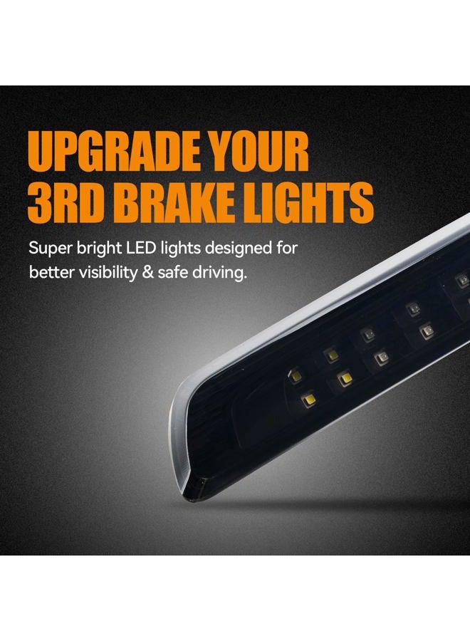 Cxdar Third 3rd Brake Light LED for 2007-2020 Toyota Tundra, High Mount Rear Brake Lights Assembly for 07-20 Tundra, Waterproof Center Cab Cargo Lamp Stop Light - Image 3