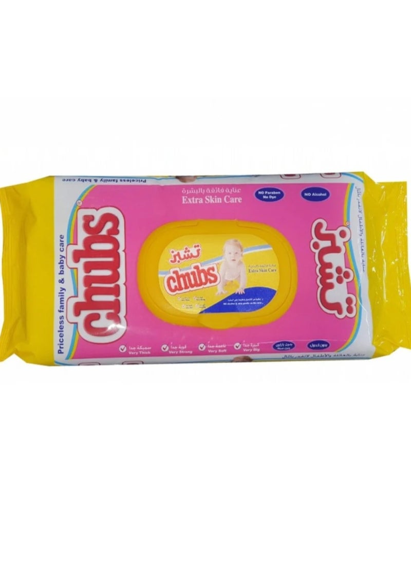 Chubs Baby Extra Skin care 40 Wipes - Image 1