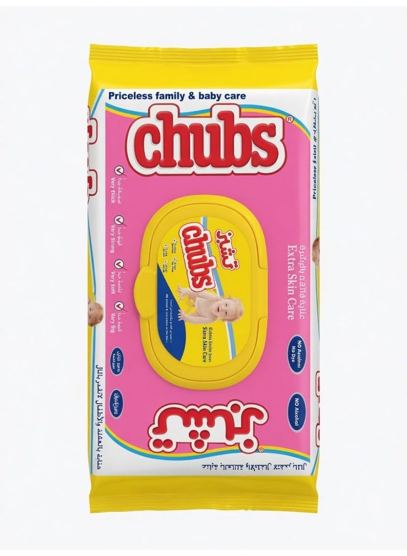 Chubs Baby Extra Skin care 40 Wipes - Image 1