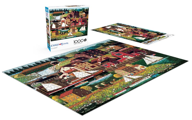 Buffalo Games - Charles Wysocki - The Cambridge - 1000 Piece Jigsaw Puzzle for Adults -Challenging Puzzle Perfect for Game Nights - Finished Size is 26.75 x 19.75 - Image 4
