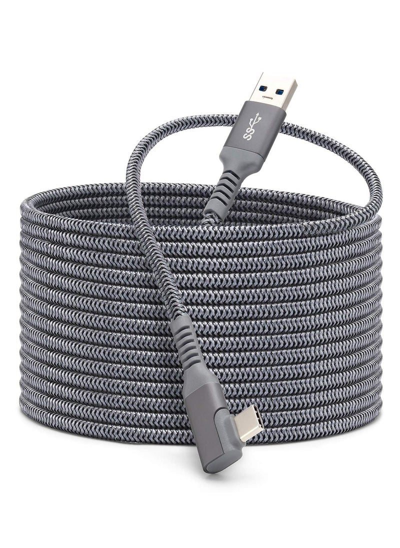 Generic Link Cable Compatible for Oculus Quest 2 20ft, Fast Charing & PC Data Transfer USB C 3.2 Gen1 Cable for VR Headset and Gaming  - Image 1