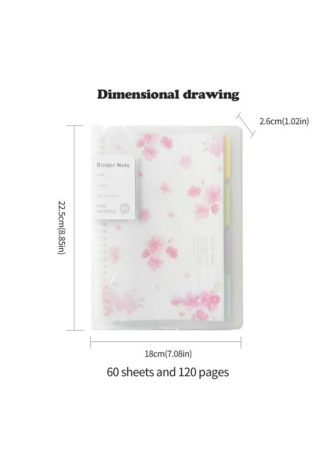 شيانغ يو غلاف مقاوم للماء صفحة b5 دفتر ملاحظات ورقي فضفاض مع طباعة صفحات خطية - Image 2