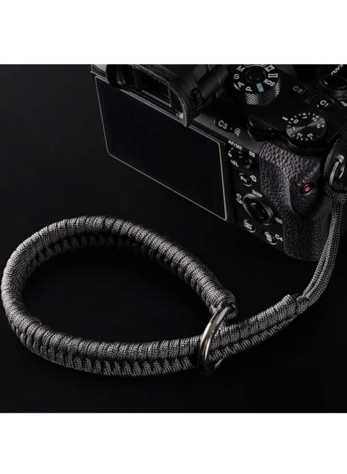 Camera Wrist Strap - Paracord High-end Camera Hand Strap Wrist Lanyard for DSLR or Mirrorless Camera  - Image 1
