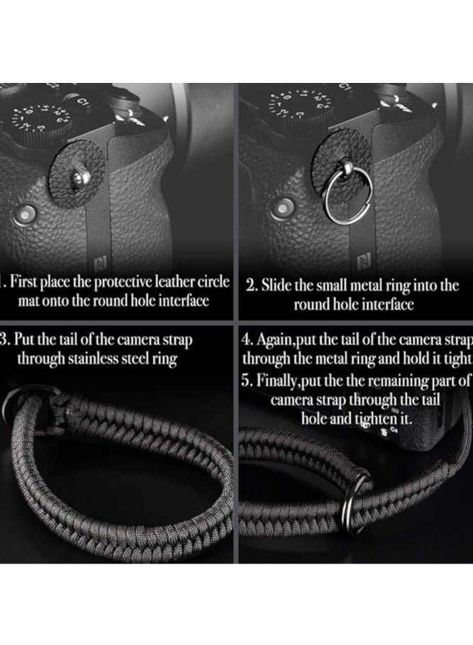 Camera Wrist Strap - Paracord High-end Camera Hand Strap Wrist Lanyard for DSLR or Mirrorless Camera  - Image 5