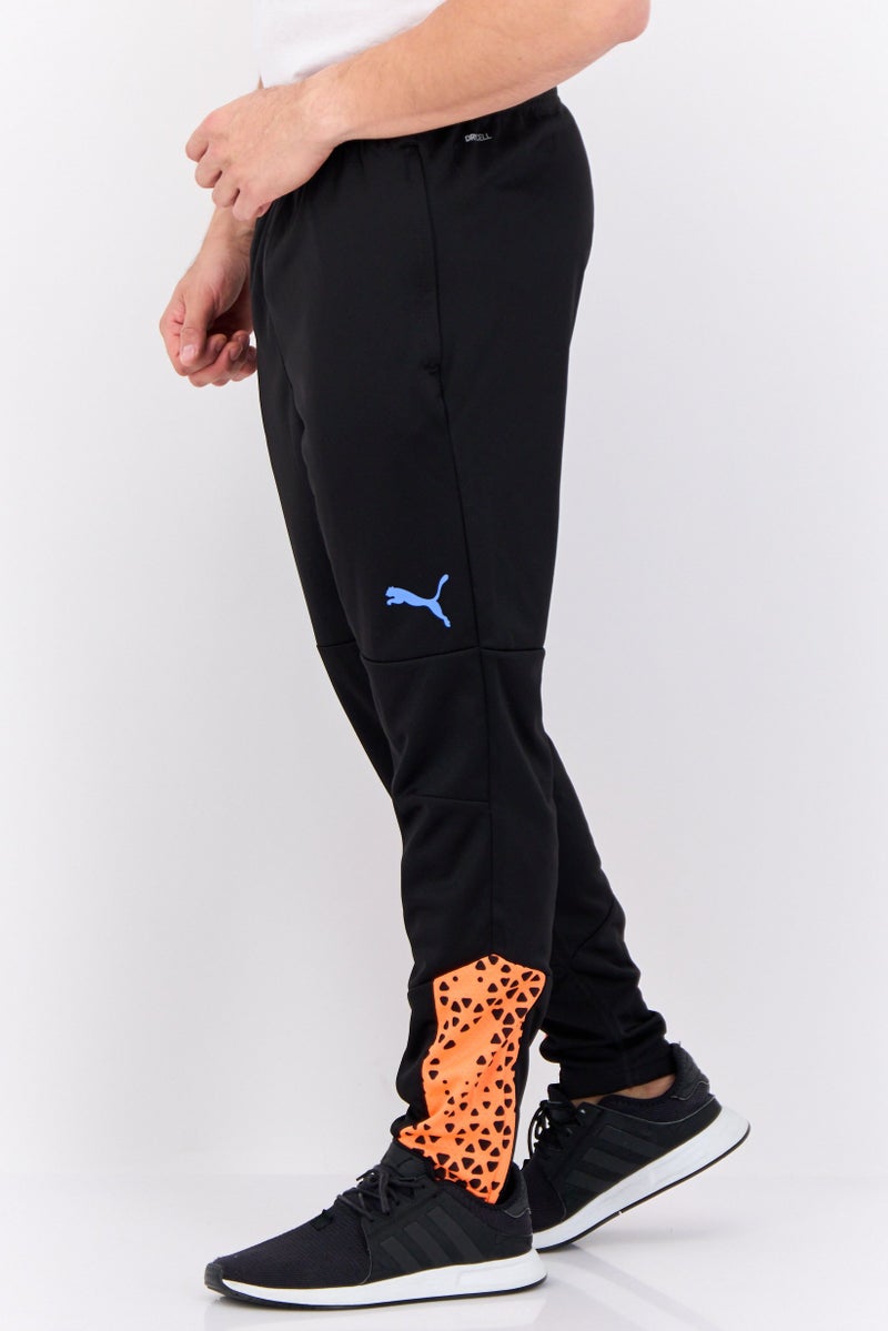 PUMA سروال رياضي خارجي ضيق للرجال، مجموعة سوداء - Image 2