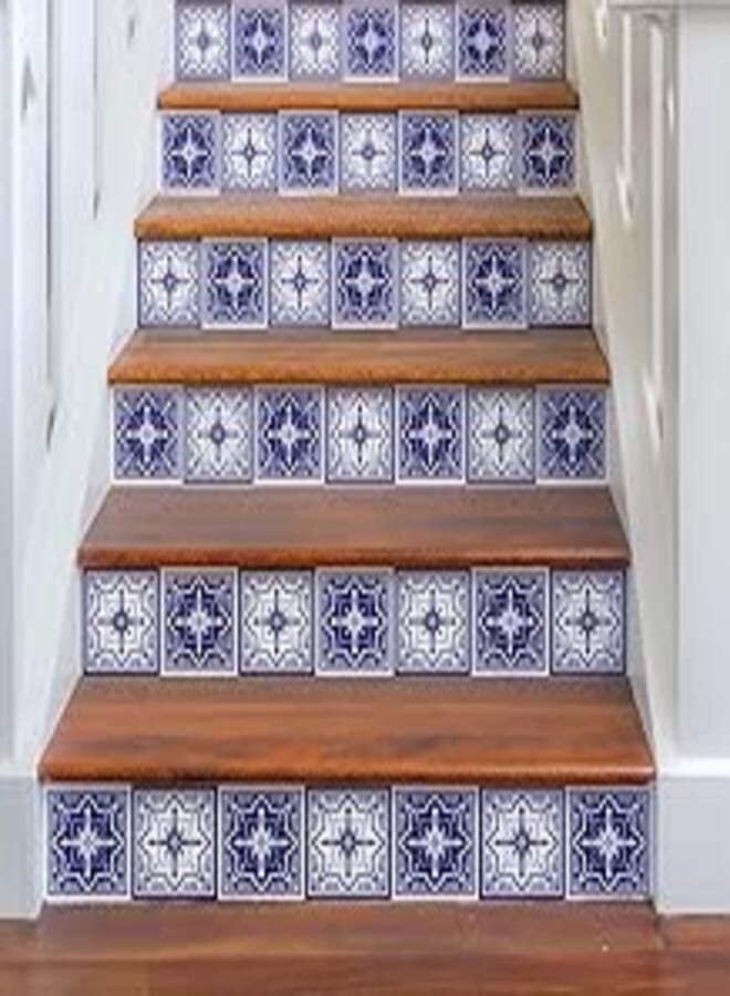 Decorative stairs sticker - Nazario (4pieces 25x100cm per piece) 