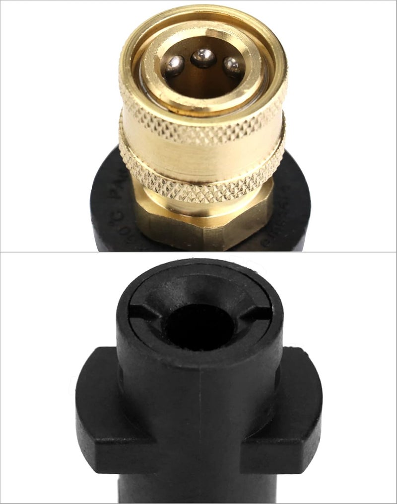 QWORK ® Pressure Washer Gun Adapter with 1/4" Quick Connect Female Fitting,Suitable for K-Series K2, K3, K4, K5, K6, K7 Pressure washers - Image 3