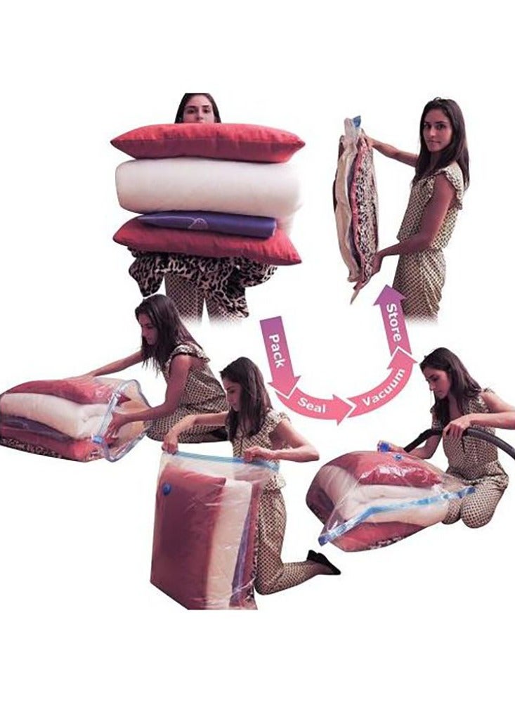 Airtight storage bag for clothes and blankets (70*110) rose scent - Image 5