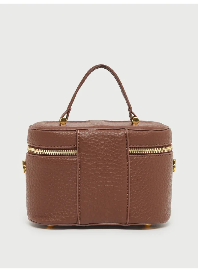 Styli Styli Brown Baguette Crossbody Bag