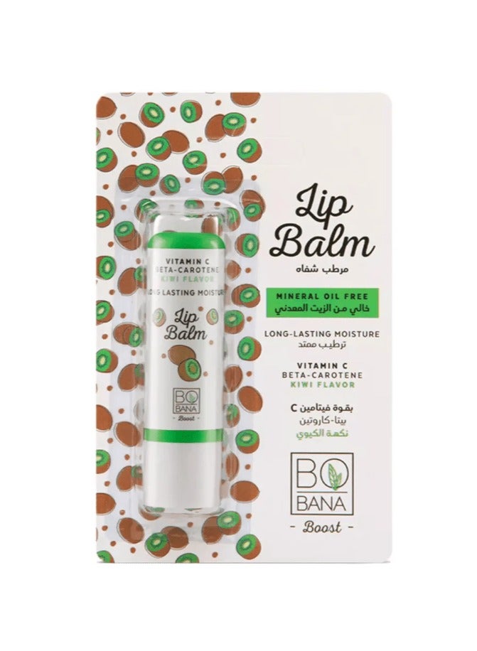 بوبانا مرطب شفاه بفيتامين سي - بنكهة الكيوي - مرطب ومغذي - Image 1