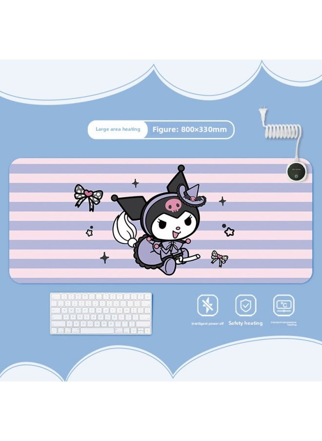Kulomi Heating Heating Pad Warm Table Mat Office Computer Desktop Heating Mouse Pad-Color:600x360mm-Pattern:Jr-culomi 128  - Image 1