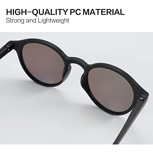 ZENOTTIC Polarized Round Sunglasses, Stylish Sunglasses for Men and Women Retro Classic, Multi-Style Selection - Image 5