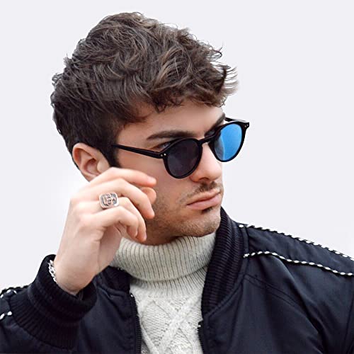 ZENOTTIC Polarized Round Sunglasses, Stylish Sunglasses for Men and Women Retro Classic, Multi-Style Selection - Image 2