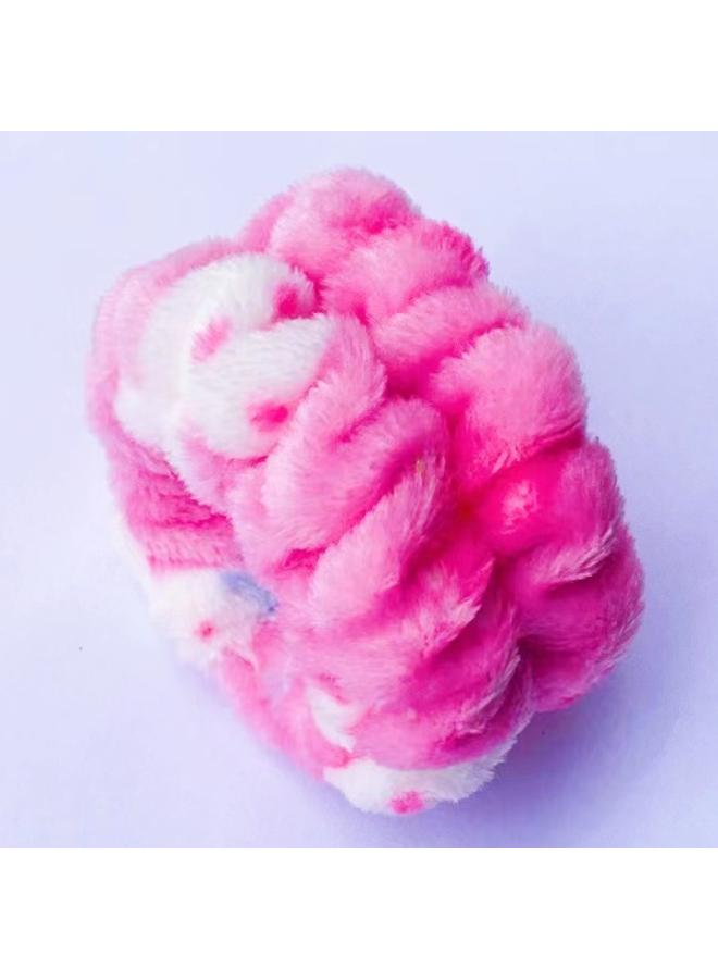 European And American Plush Face Washing Wrist Sports Bracelet Waterproof Wristband Color Hair Band Hair Band Vacuum Pumping