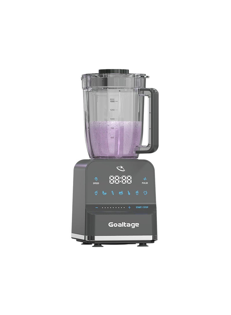 Goaltage UltraMix High Speed Blender 1800W including Powerful Blades, Coated-Titanium Blades, 9-Speed Adjustments with High Capacity & 7-Preset Programs - Image 1
