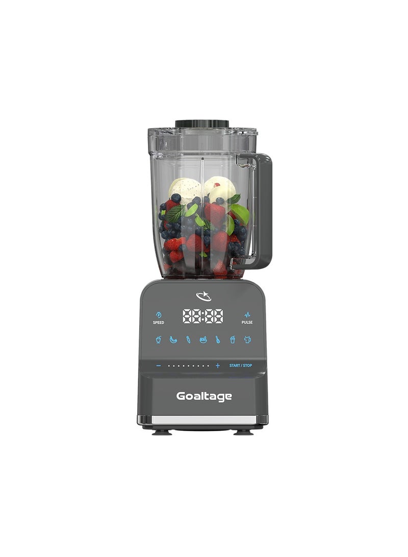 Goaltage UltraMix High Speed Blender 1800W including Powerful Blades, Coated-Titanium Blades, 9-Speed Adjustments with High Capacity & 7-Preset Programs - Image 2