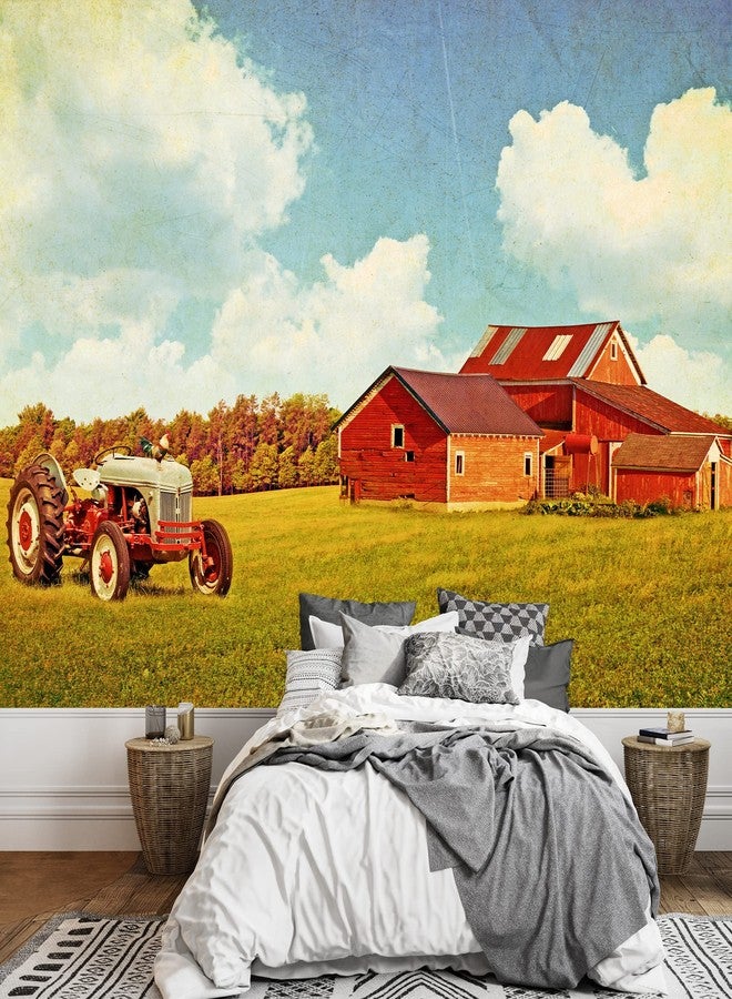 wall26 - Farm - Removable Wall Mural | Self-Adhesive Large Wallpaper - 66x96 inches - Image 1