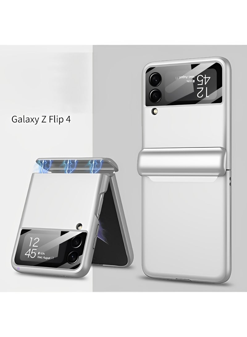 REOCLE Aero Flex Samsung Galaxy Z Flip 4 Case with Hinge Protection Protective Slim Cover Protective Body with Hinge Protector for Samsung Galaxy Z Flip 3 4 5 - Image 2