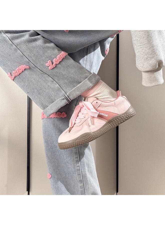Pull Back Huili Women's New Dexun Shoes Dopamine Soft-soled Sneakers For Women L065br Light Pink/pink 35 - Image 2