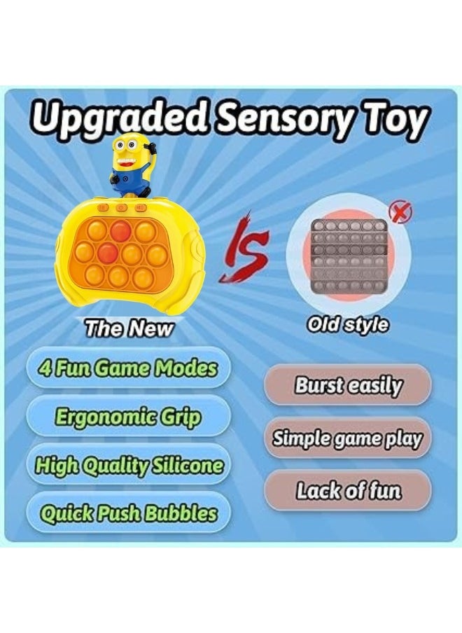 Happy Home - Fast Push Bubble Game for Kids and Adults, Electronic Pop It Toy, Quick Push Bubbles Game Console Popit Toy Electronic, Speed Push Game Fidget Toys - Image 1