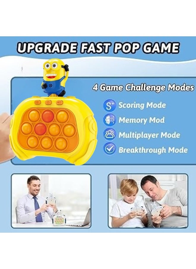 Happy Home - Fast Push Bubble Game for Kids and Adults, Electronic Pop It Toy, Quick Push Bubbles Game Console Popit Toy Electronic, Speed Push Game Fidget Toys - Image 1