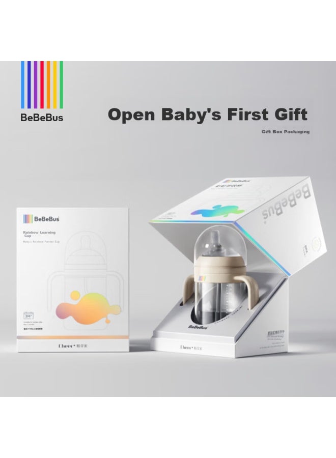 Bebebus Rainbow Sippy Cup With Straw, Non-sippy Cup For Babies 3 Months And Above, Anti-choking, 200ml - Image 5