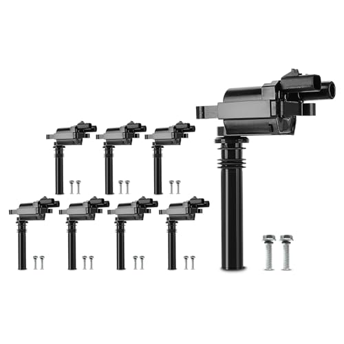 YHTAUTO Set of 8 Ignition Coil Pack Replacement for Jeep Grand Cherokee 2005 & Dodge Ram 1500 2500 3500 2003-2005, Durango 2004-2005, Magnum & Chrysler 300 2005 5.7L V8 Replace 56028394AD - Image 1
