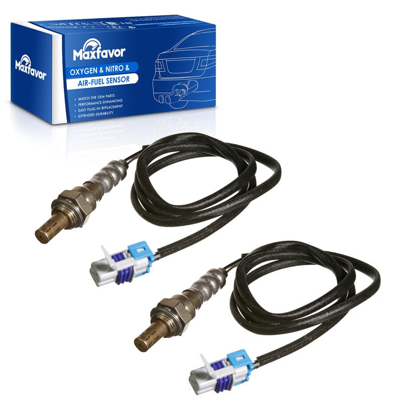 MAXFAVOR 2Pcs Oxygen Sensor Replacement for GMC, Chevy, Cadillac, Hummer - O2 Sensor 234-4407 - Image 1