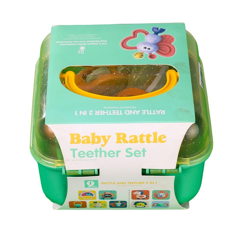 Baby Rubber Rattle Box 2 Box 9 Pieces - 016743-3182 - Image 2