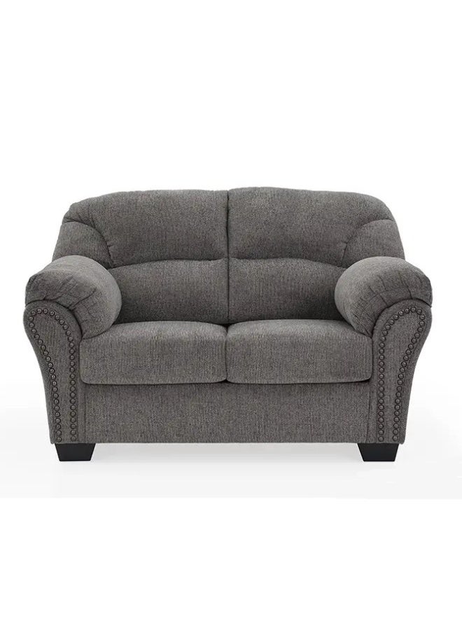 ROYALOAK Royaloak Boston American Fabric 2 Seater Sofa| Elegant Tufting Design | Pillow Top Armrests | High Backrest | Thick Resiliency Foam Cushions | Corner-Blocked Frame | Supports Back | Supports Neck - Image 2