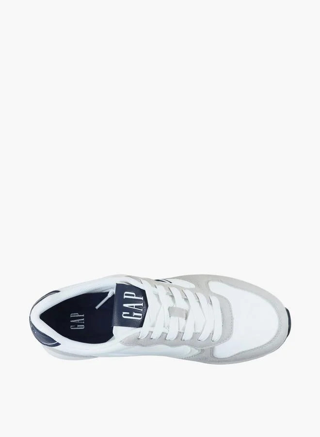 Gap WHITE Men Nashville Arch Logo Lace-Up Ankle Sneakers for Men | Best Price UAE