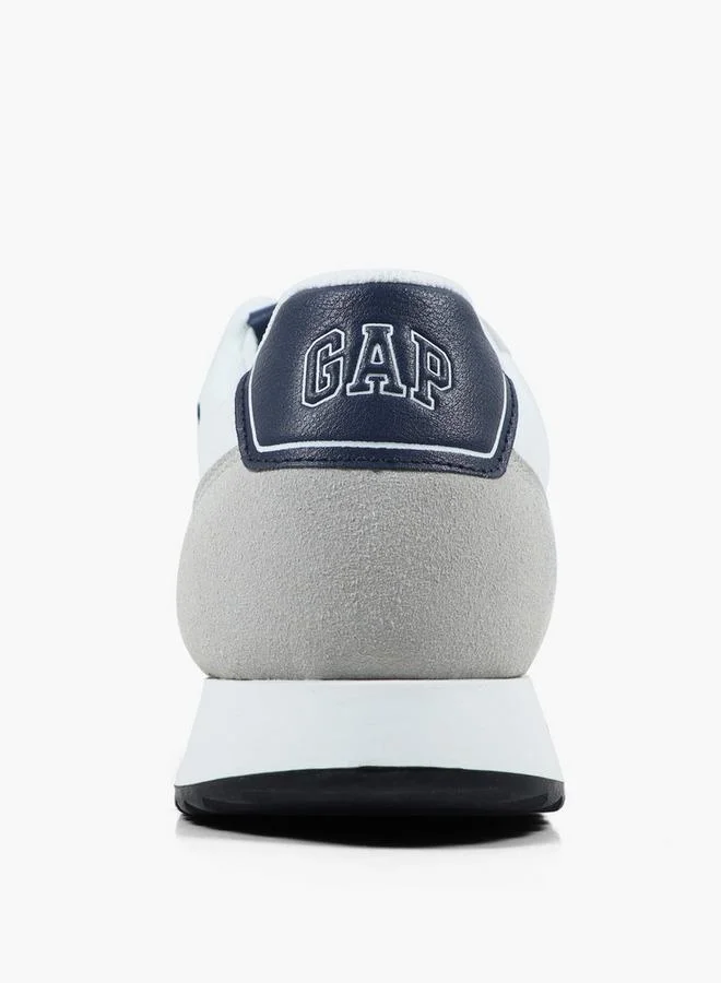 Gap WHITE Men Nashville Arch Logo Lace-Up Ankle Sneakers for Men | Best Price UAE