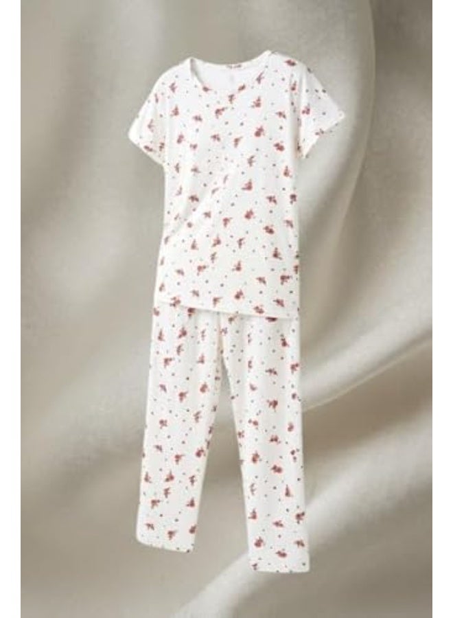 Women's pajamas – comfortable sleepwear in a soft fabric that promotes relaxation – suitable for everyday wear and for resting after a long day. - Image 3