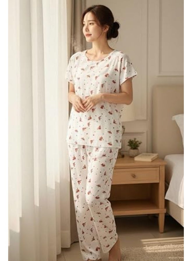 Women's pajamas – comfortable sleepwear in a soft fabric that promotes relaxation – suitable for everyday wear and for resting after a long day. - Image 1