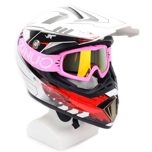 ZJNUO Kids Teens Child Youth ATV Dirt Bike Goggles Motorcycle Motocross Off Road Riding Racing Cycling Goggle for Boys and Girls - Image 3