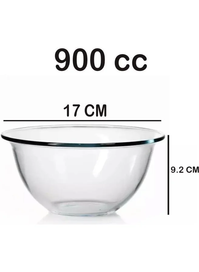 Paşabahçe 59414 Arda Türkmen Borcam Preparation Mixing Bowl Bowl 17CM 900CC