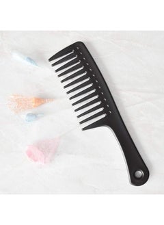 Tongtletech TONGTLETECH Wide Tooth Comb for Long, Wet & Dry or Curly Hair - Professional Handgrip Comb Detangler, Sturdy, Anti-Static, Resistant to Heat - Plastic, Black - Unisex  - Image 3