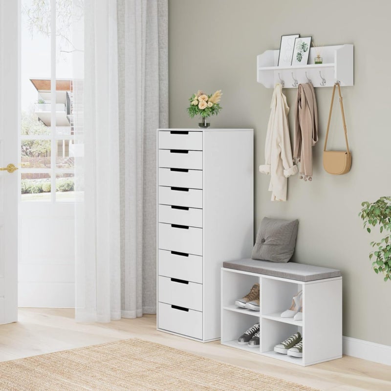 فرنتشر ستور وحدة ادراج مودرن ام دى اف - ارتفاع 121 سم - عرض 40 سم - عمق 40 سم ، من فرنتشر ستور. - Image 1