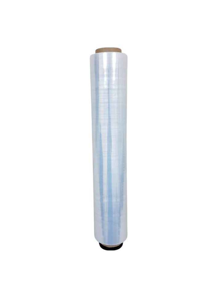 Plastic wrap roll, 50 cm wide, 2 kg weight, for wrapping drums and furniture, and for all uses. - Image 4