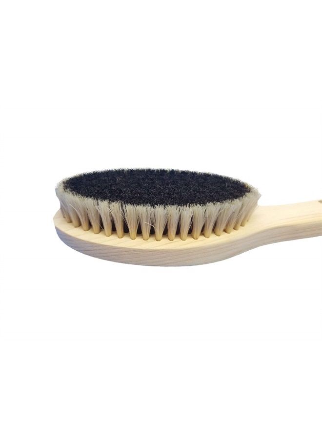 Japanese Body Brush for Bath or Dry Brushing, Exfoliation, Cellulite Treatment, Short Handle, Soft