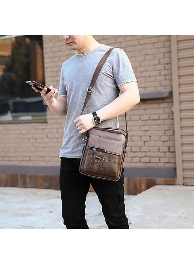 Jeep Buluo brown leather crossbody bag - Image 4