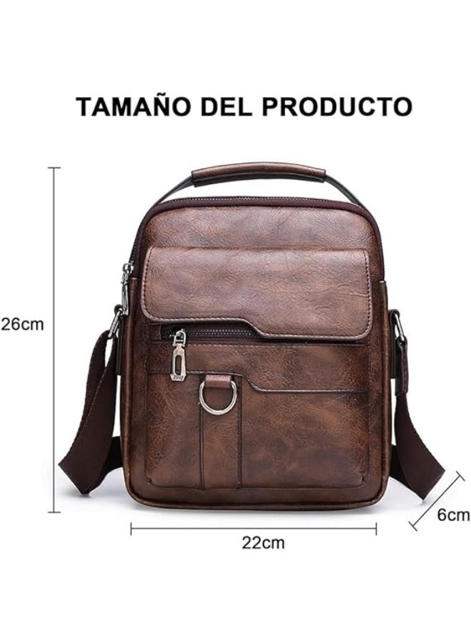 Jeep Buluo brown leather crossbody bag - Image 3